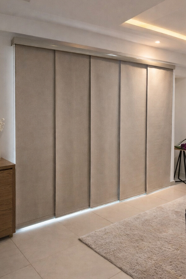 Cortinas blackout panel japonés en Barranquilla